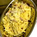 夕飯は６時です's cooksnap of when they made 失敗なしの絶品カルボナーラ♪.