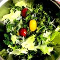 夕飯は６時です's cooksnap of when they made ケールの塩もみサラダ.