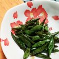 まぶたん's cooksnap of when they made インゲンのソース炒め♪.