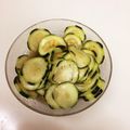 LuckyBerry's cooksnap of when they made ズッキーニの塩昆布と梅和え☆.
