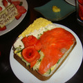 chiehenrik's cooksnap of when they made スモークサーモンの押し寿司.