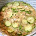お腹いっぱい＠'s cooksnap of when they made サバ缶で冷や汁風ぶっかけそうめん.
