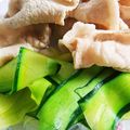 ちく和enjoy料理's cooksnap of when they made 冷でも温でも！ズッキーニのしゃぶしゃぶ.