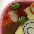 ☆たまり☆'s cooksnap of when they made キャラ弁・梅雨弁に♪簡単可愛い枝豆カエル.