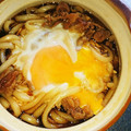 crystaI's cooksnap of when they made レンジで簡単☆すき焼き風うどん.