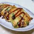 ちょこれーとなっつ's cooksnap of when they made 長いもイカ焼き.