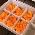 けーこころん's cooksnap of when they made 炊飯器でまとめて離乳食中期～後期蒸し野菜.