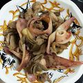 おしひと's cooksnap of when they made こっくり味～イかと豚バラの炒め★.