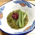 ☆あいちゃん's cooksnap of when they made 超簡単☆めかぶに、いんげん＆梅干♪.