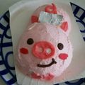 クック061ZXK☆'s cooksnap of when they made 理想のおっぱいケーキ♥︎バレンタイン用☻.