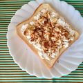 ふたごゆき's cooksnap of when they made カッテージチーズときなこのトースト.