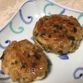 ミーコ＆だいちゃん♡'s cooksnap of when they made 鶏ひき肉とレンコンのはんぺんお焼き★.