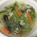 ミーコ＆だいちゃん♡'s cooksnap of when they made 春雨の野菜スープ煮.