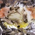 クックP4QUQS☆'s cooksnap of when they made 鮭ときのこのホイル焼き.