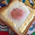 もきち☆'s cooksnap of when they made 朝ごはんに！たまごマヨトースト.