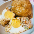nontan0201's cooksnap of when they made ☆半熟たまごと鶏ひき肉の巾着煮☆.