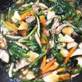 ゴチ姉さん's cooksnap of when they made 青梗菜とベーコンの中華丼　part④.