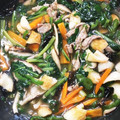 ゴチ姉さん's cooksnap of when they made 青梗菜とベーコンの中華丼　part④.