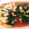 和音モア's cooksnap of when they made 京のおばんざい♪小松菜とあげのたいたん.