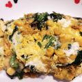 ☆ぽぽぽママ's cooksnap of when they made ホウレン草とコーンチーズのオムレツ.