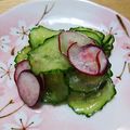 スマイル母ちゃん's cooksnap of when they made キュウリとラディッシュのマリネ.