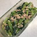 edame's cooksnap of when they made すぐ出来3分♡小松菜とツナのマヨ味噌和え.