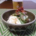ダイナマイト漆黒's cooksnap of when they made ハマる*食べラーで*冷奴♪.