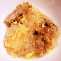 たらえも's cooksnap of when they made 簡単レシピ24　豚カツ卵とじ.