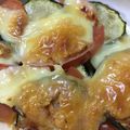 ショウシュウ's cooksnap of when they made ズッキーニとトマトのチーズ焼き.