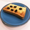 ❁Abake❁'s cooksnap of when they made レーズンパンのマヨネーズトースト.