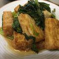ポメちょん's cooksnap of when they made 超簡単！小松菜と厚揚げの炒め煮.