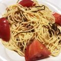 ぽんちゃんママ☆'s cooksnap of when they made 麺つゆでトマトとツナと塩昆布の冷製パスタ.