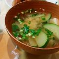 τомоко's cooksnap of when they made ズッキーニのお味噌汁.