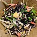 むっちまみー's cooksnap of when they made 水菜とひじきのツナサラダ。わさび風味.