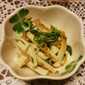 ♡sayulily♡'s cooksnap of when they made 一人用おつまみ☆ちくわの梅しそマヨ.
