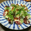 SoMiNemama's cooksnap of when they made 残り物の蛸でちょこっとおつまみ.
