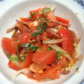 女帝蜂蜜✨料理研究所's cooksnap of when they made トマトとみょうがの中華和え.