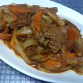 ちょこ☆ちょこ's cooksnap of when they made 超簡単美味♡牛肉と玉ねぎのケチャップ炒め.