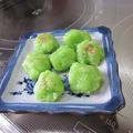 こずっぺ's cooksnap of when they made 簡単一品★ブロッコリーの芯で一口もち.