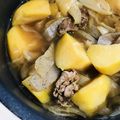 独身中は料理ゼロ♡'s cooksnap of when they made 肉じゃが板こんにゃく入り.