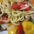 Ａこりん's cooksnap of when they made 夏野菜入り塩焼きそば.