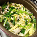 マイマイ♡♡♡'s cooksnap of when they made 菜っ葉とお揚げの炊いたん、京おばんざい2.
