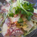 mzhroom's cooksnap of when they made たこと貝割れのわさびマヨ和え.