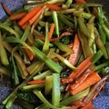 くるみ小枝's cooksnap of when they made ブロッコリーの葉と芯の炒め物.