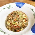 あめりかんくっきー's cooksnap of when they made 油不要☆一石二鳥！簡単パラパラチャーハン.