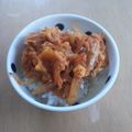 ラリー＆サラ's cooksnap of when they made キム玉丼⇒『焼き鳥の缶詰』でキムチ親子丼.