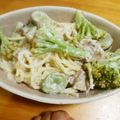 YOU1416's cooksnap of when they made ☆ブロッコリーとそら豆のクリームパスタ☆.