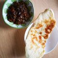 おチビの肉球's cooksnap of when they made 簡単☆フライパンでふんわりナン！.
