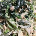 りりこ1123's cooksnap of when they made 新玉ねぎ＆ほうれん草のツナマヨサラダ♪.