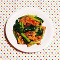 カレンガール's cooksnap of when they made ✿小松菜豚肉オイ炒め✿.